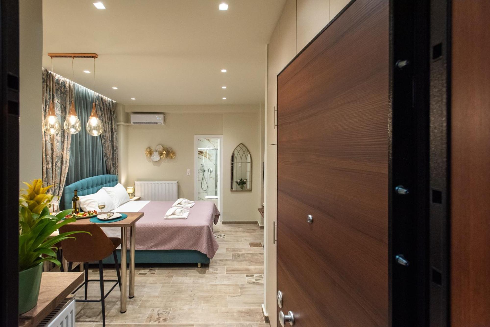 Blue Ark Romantic Studio Under Acropolis Atenas Exterior foto