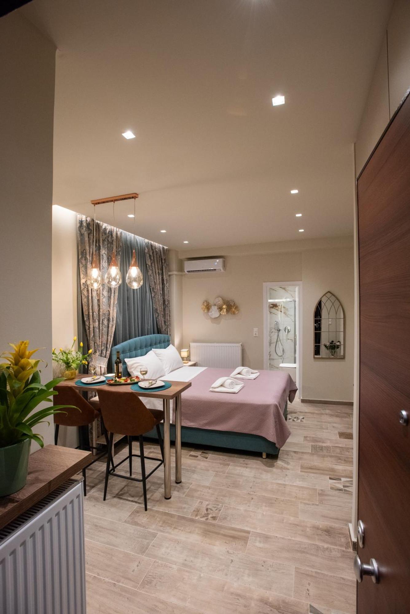 Blue Ark Romantic Studio Under Acropolis Atenas Exterior foto