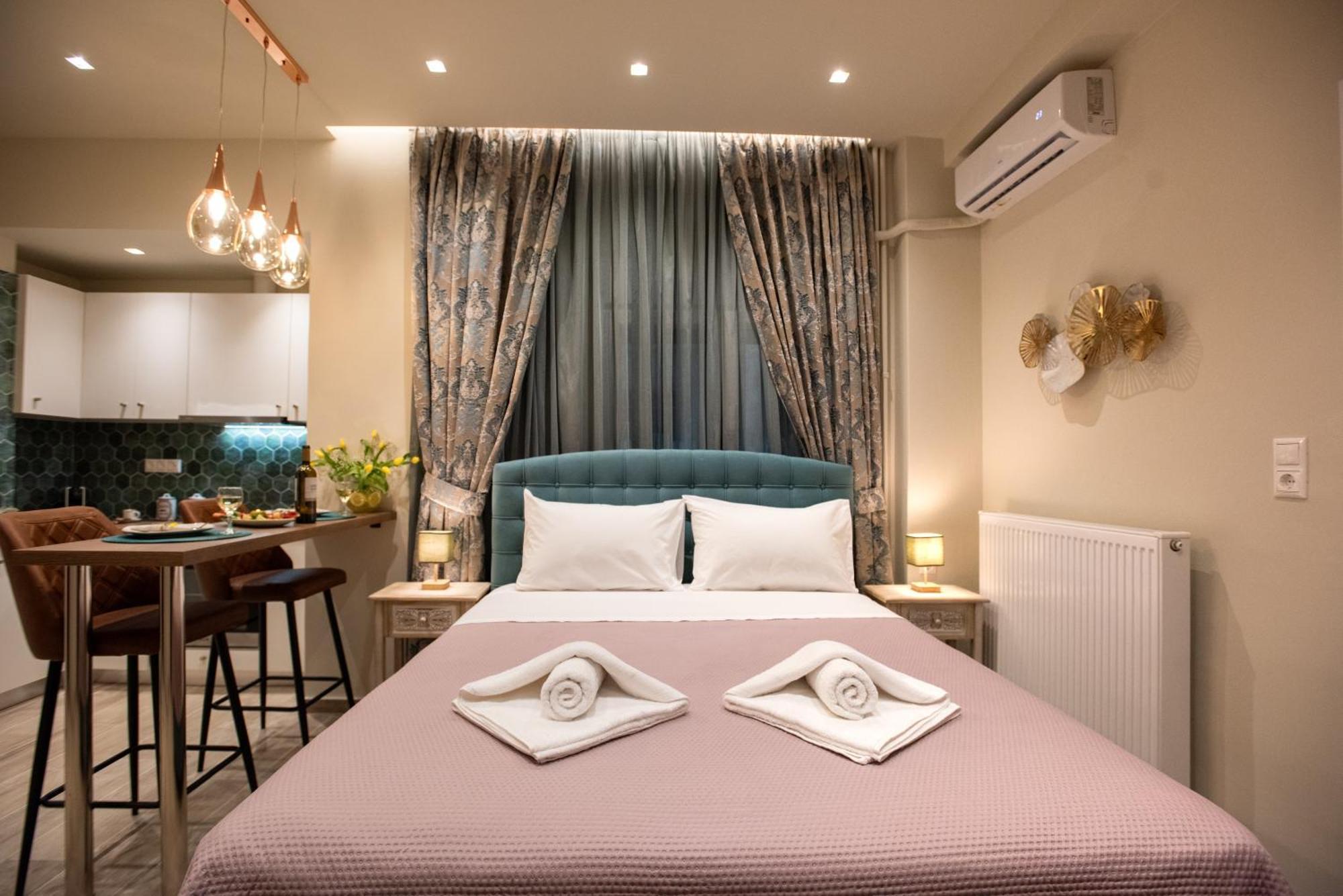 Blue Ark Romantic Studio Under Acropolis Atenas Exterior foto